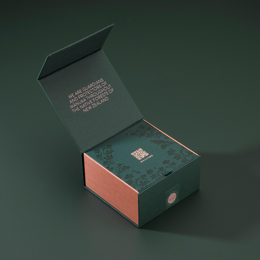 Premium natuurproduct verpakt in vouwkarton